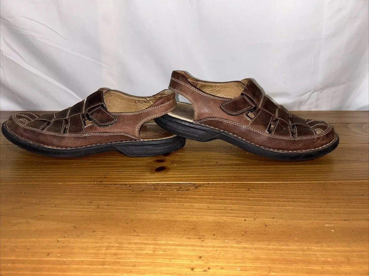 Johnston & Murphy Fisherman Leather Upper Sandals for Men 