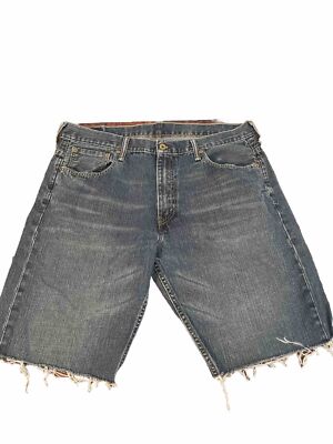 Levi's 569 Men's Cut Off Shorts Loose Fit Straight Size 36 Levi's 569 Men's Cut Off Shorts Loose Fit Straight Size 36