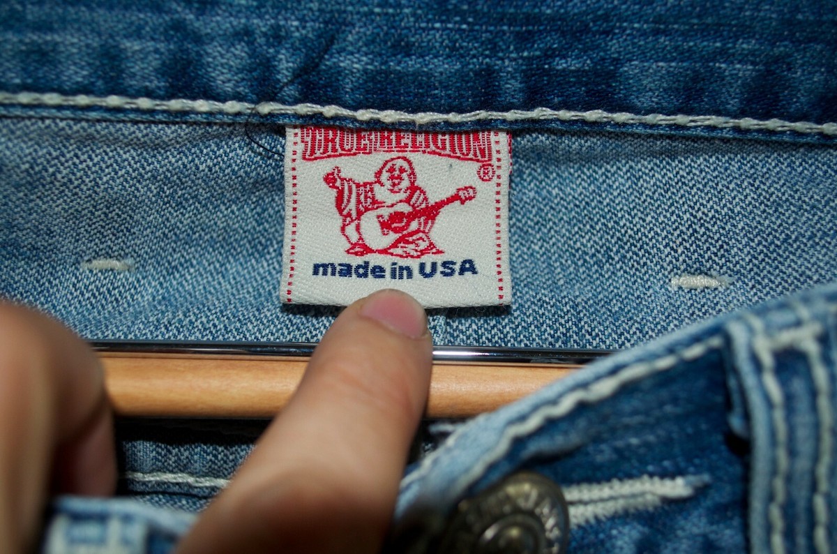 【✨希少✨】TRUE RELIGION MICKY BIG T デニム 26 Rare✨】TRUE RELIGION MICKY BIG T Jeans, Size 26