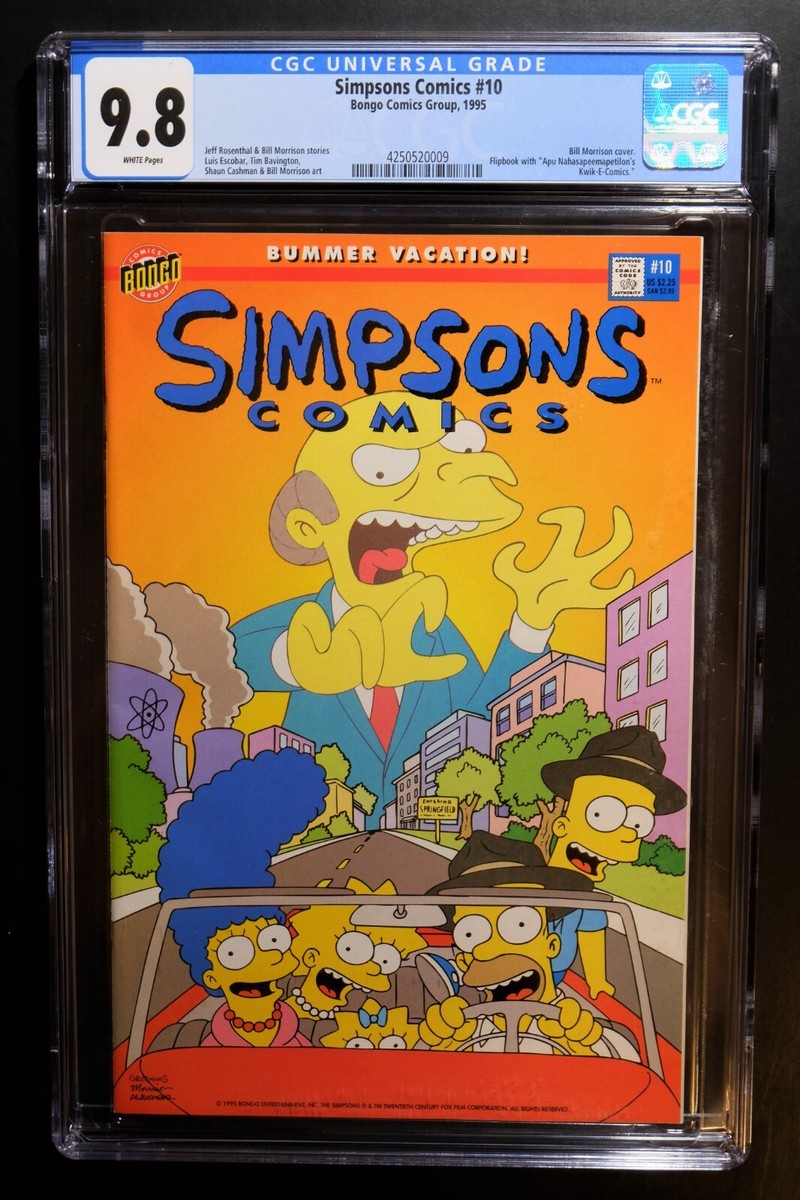 【希少】シンプソンズ　コミック　#20 CGC 9.4 Simpsons SIMPSONS COMICS #10 CGC 9.8 - Flipbook with 