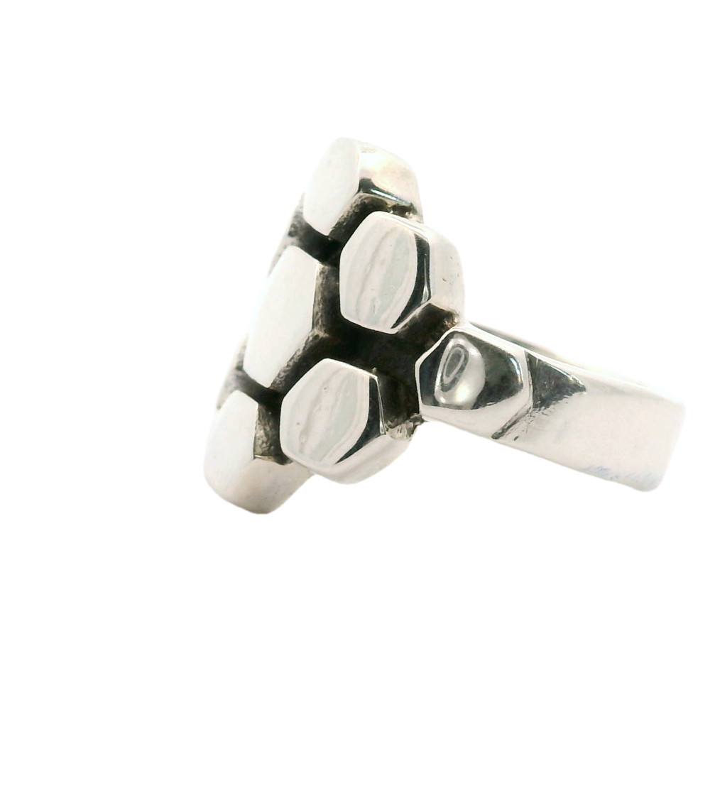Sterling Silver Abstract Statement Ring- Hallmark… - image 4