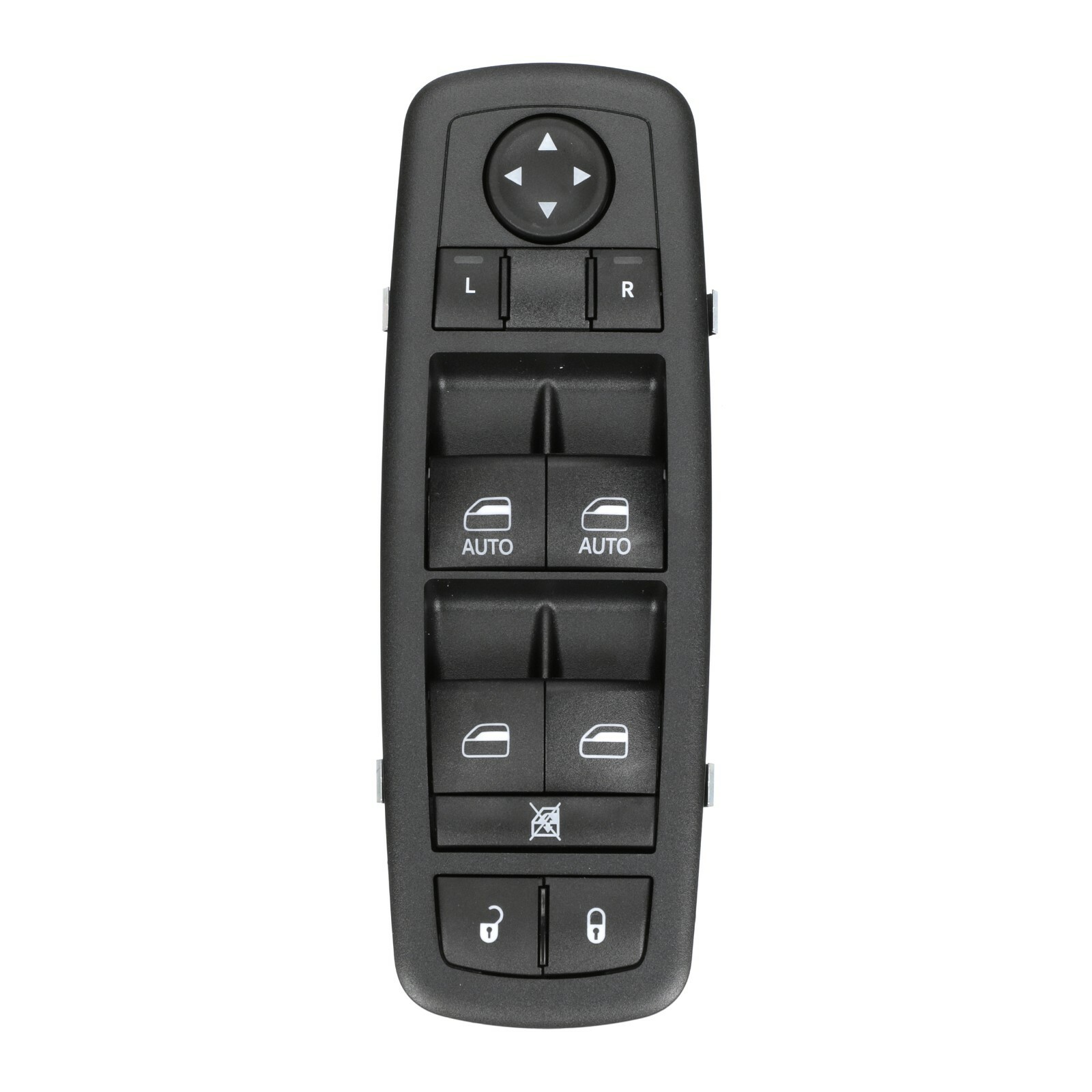 Interruptor de ventana maestra y marco para Jeep Dodge Chrysler Ram (N/P 68298866AA)