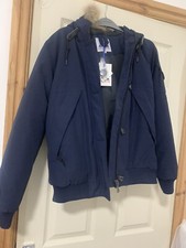 Brand New Cape Heights Penfield Bomber Woman's Hooded Jacket Small Navy Rrp £120