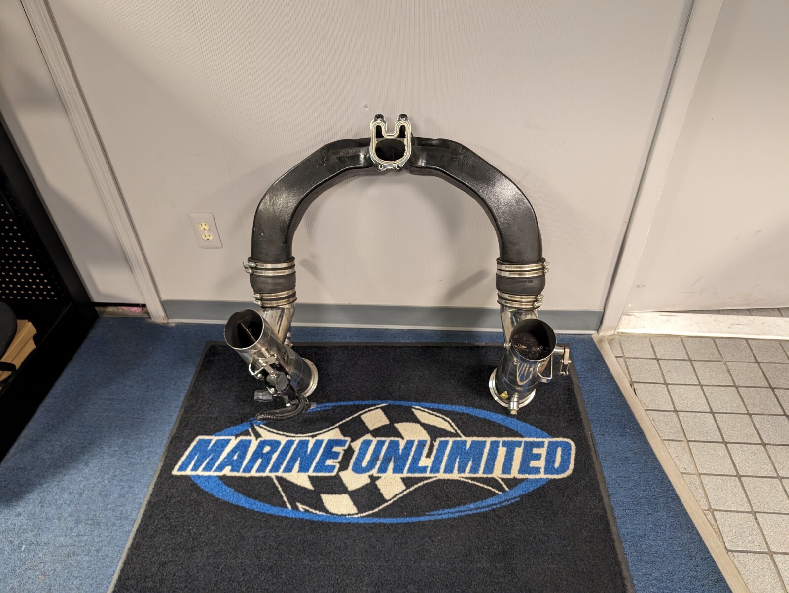 Corsa Marine Exhaust Diverter Silent Choice Exhaust Systems "Captains