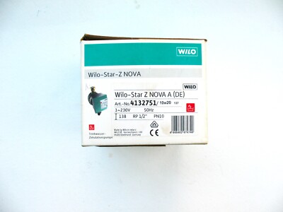 Wilo Star-Z NOVA A Trinkwasser-Zirkulationspumpe ( 4132751 ) ( DE )