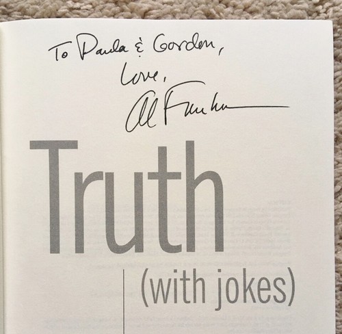 Signed Hardcover Book - The Truth (with Jokes) by Al Franken - Picture 3 of 3