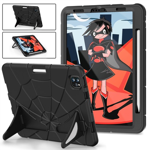 For iPad Air 11 inch M2 2024 Kids Shockproof Stand Case Cover With Pencil Holder - Picture 26 of 30