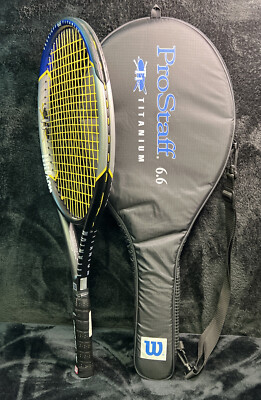 Wilson Pro Staff 6.6 TI Titanium 110 SQ Tennis Racquet 4 1/2 W