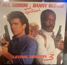 Lethal Weapon 3 Laserdisc, 1992  New 
