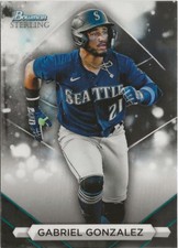 2023 Bowman Sterling Gabriel Gonzalez  RC Rookie Card Minnesota Twins. rookie card picture