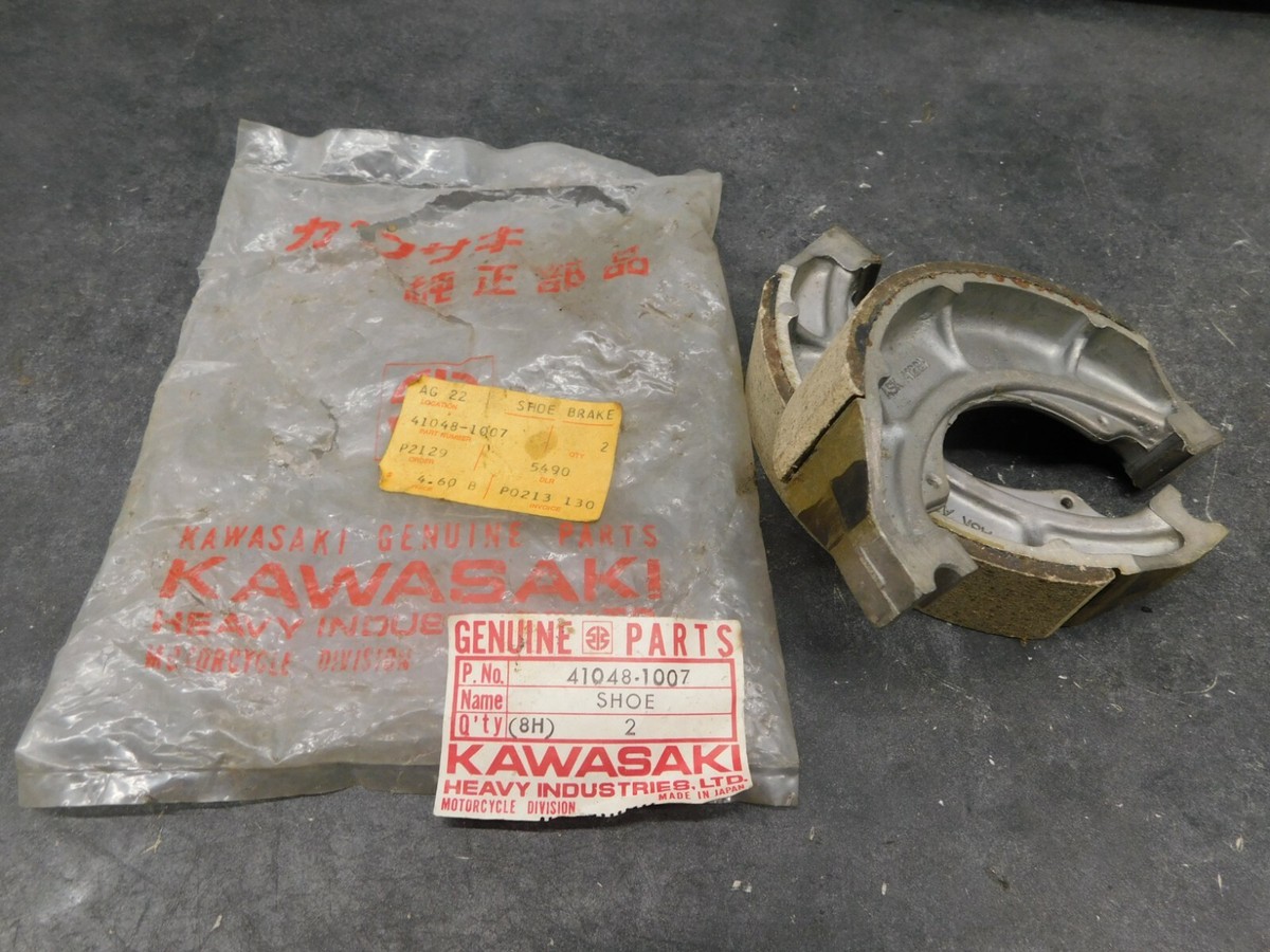 Kawasaki NOS NEW 41048-1007 2330 Brake Shoe (2) F6 F7 F11 F12MX G3