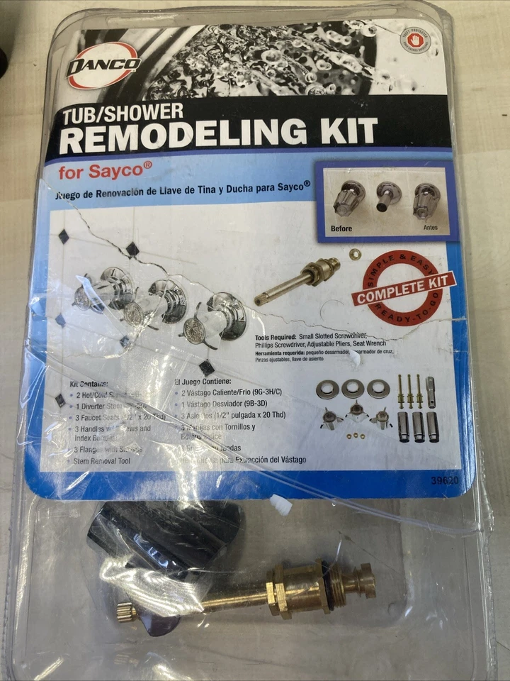 Danco 9D00039646 Tub and Shower Trim Kit for Central Brass, Chrome/Metal - Image 3 of 3