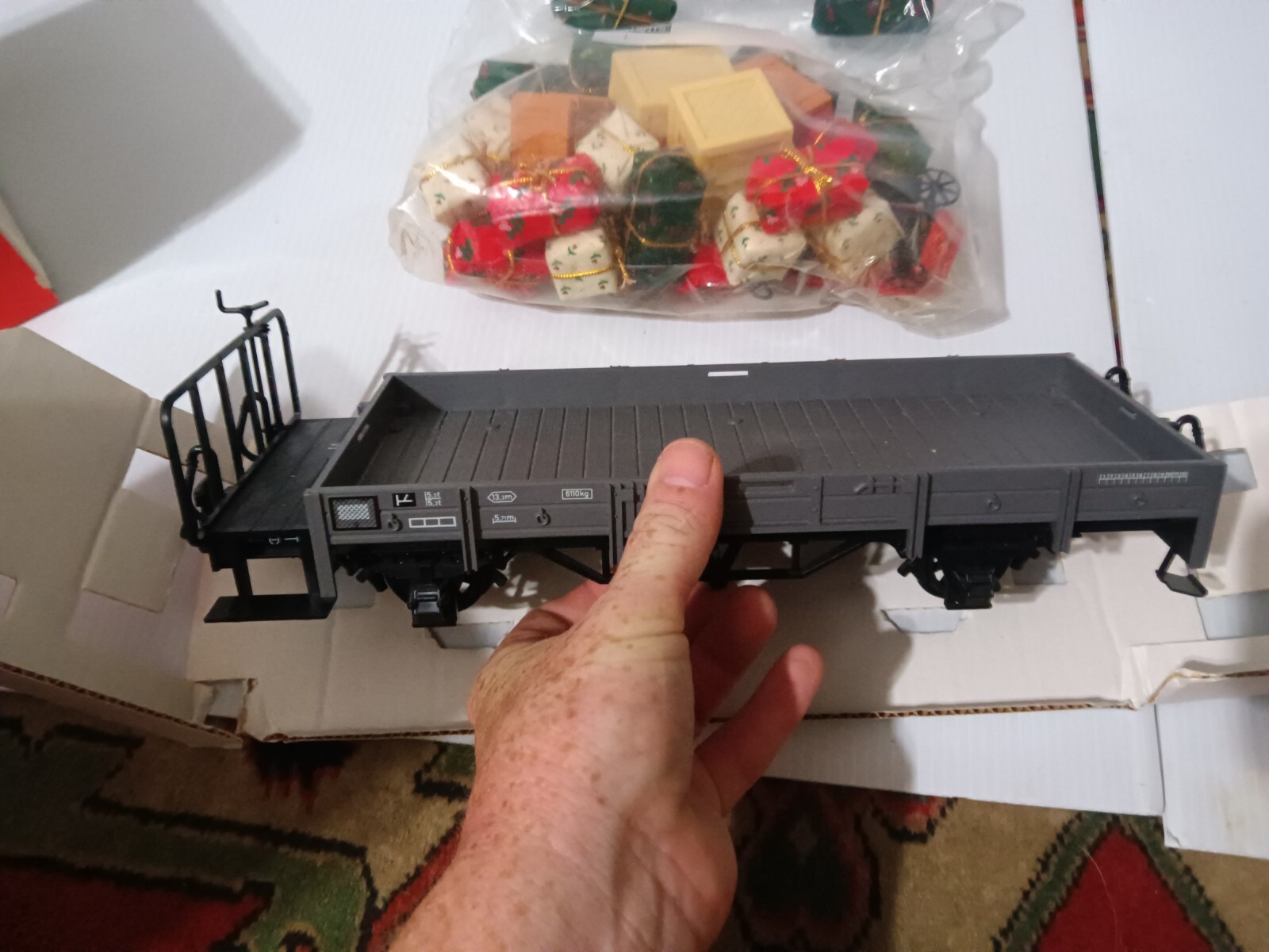 Lot of 3 LGB Train Cars coca cola 45352 w/ sound, 4435 happy birthday