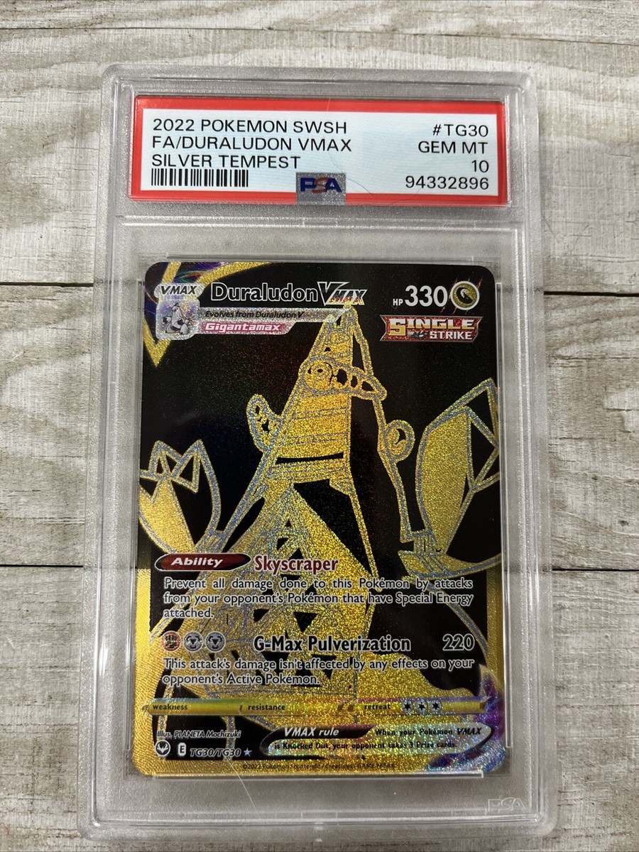 PSA 10 2022 Pokemon SWSH FA/ Duraludon Vmax Silver Tempest