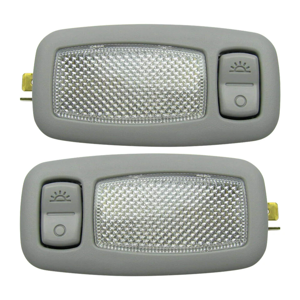 Par de lámparas de tocador interiores gris izquierda+derecha aptas para Hyundai i45 YF Sonata 2011-15 Foto 3 de 4