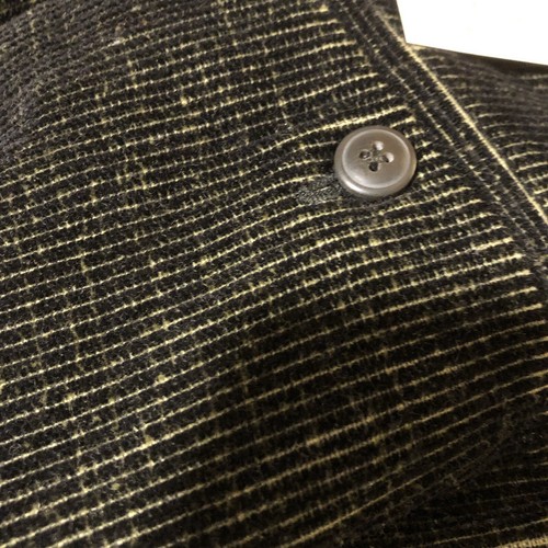Linea Naturale Mens Black/Gold Corduroy Pants 36/38x37 Unfinished Hem - Picture 5 of 5