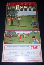 The Marble Game of TRAPS/Golf 1940s Traps Manufacturing Co, Seattle WA.
