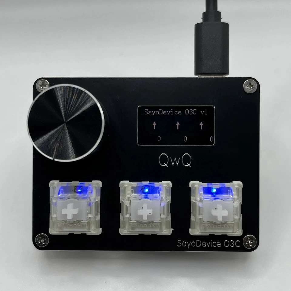 SayoDevice OSU O3C Rapid Trigger Magnetic Switches Keyboard With Screen - Bild 2 von 4