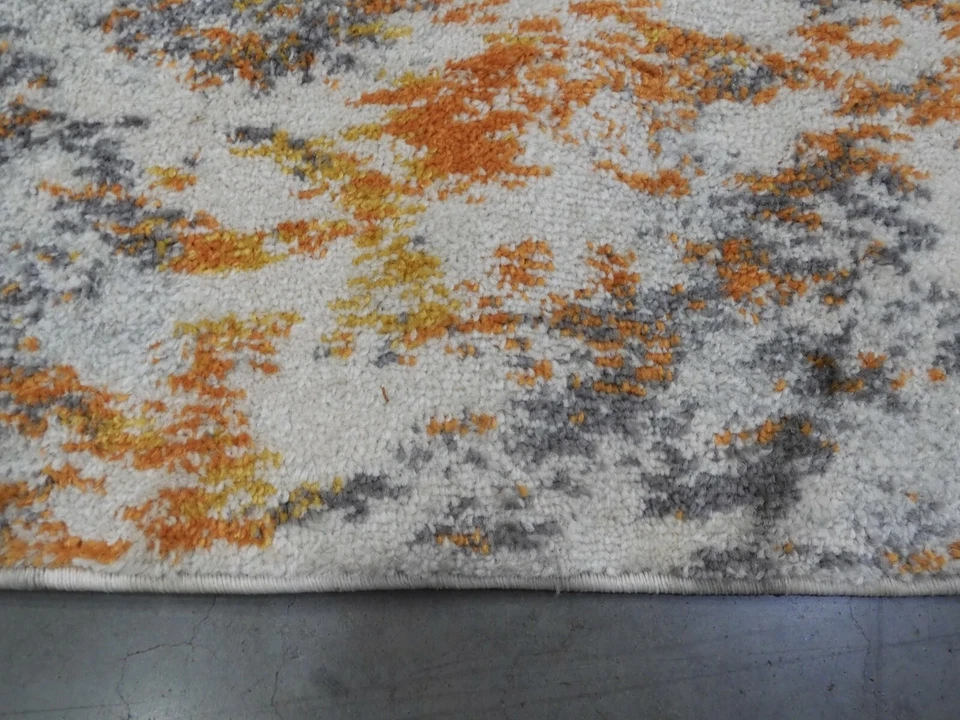 Alfombra Mancha Trasera CREMA/NARANJA 6'-7" X 9'-2", Precio Reducido 1172618026 MAD608K-6 Foto 3 de 4