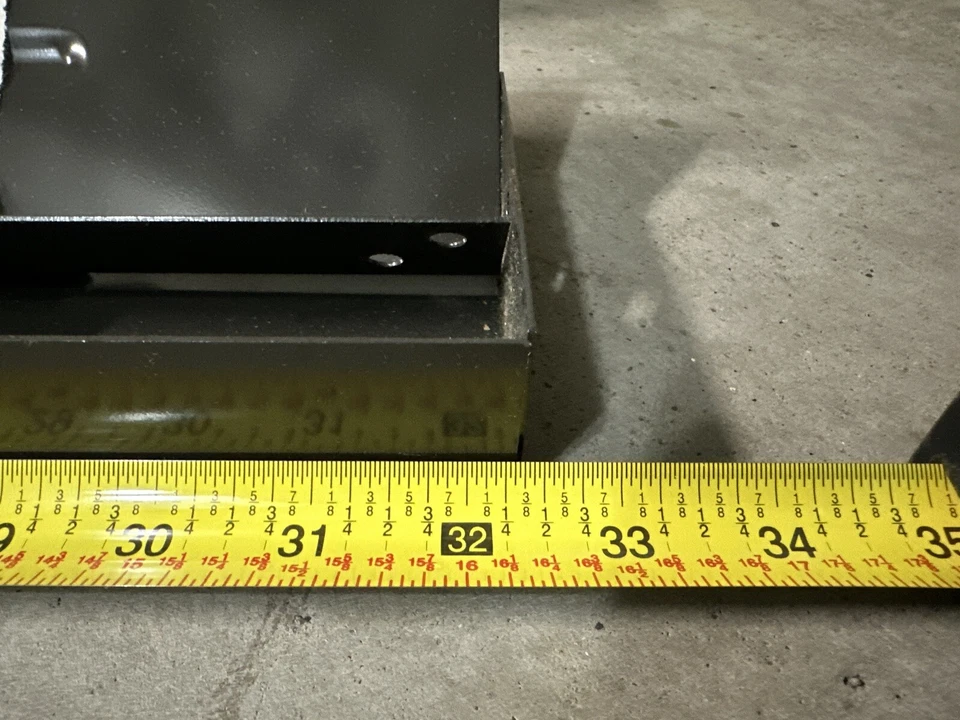 Conjunto de banco de trabalho vintage industrial par de pernas de mesa aço 32” X 4” X 1” - Imagem 2 de 4