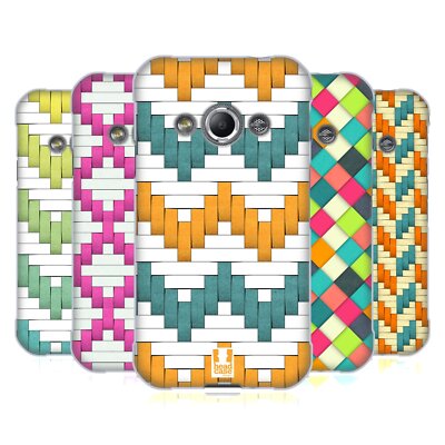 HEAD CASE DESIGNS WOVEN PAPER PATTERN SOFT GEL CASE FOR SAMSUNG PHONES 4