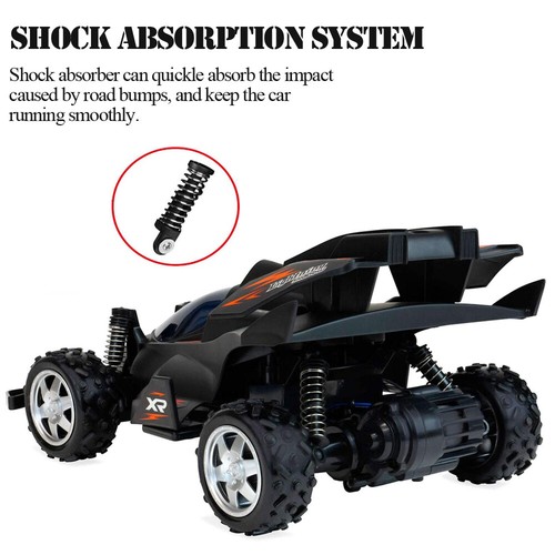 Black Formula One Racing Car Remote Control High Speed Toy Kids Birthday Gift - Picture 4 of 14