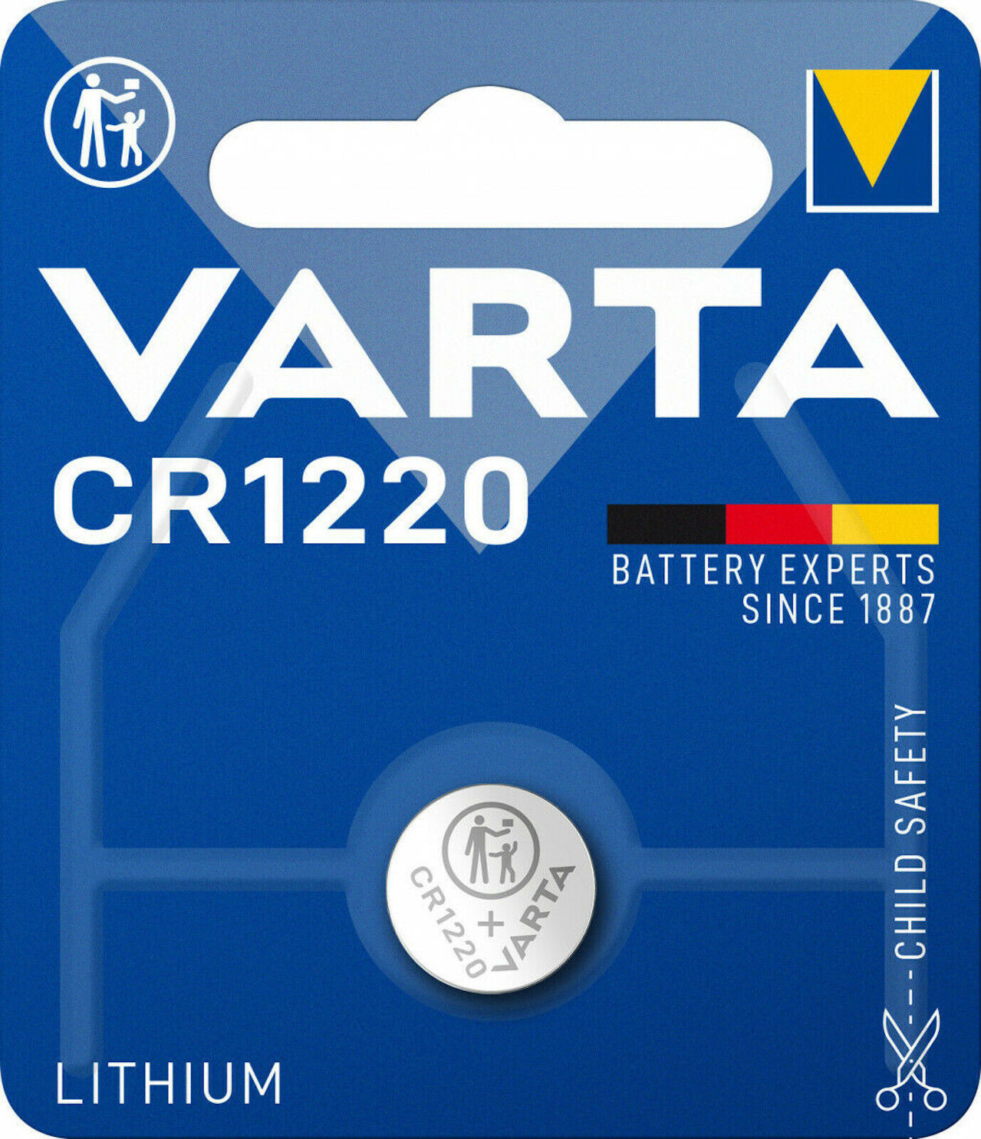 Thumbnail - Varta Cr1220 Lithium Knopfzelle 3v 1er Blister Vcr1220, Dl 1220,