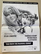 Far from the Maddening Crowd Pressbook 1967 Julie Christie, Terence Stamp!