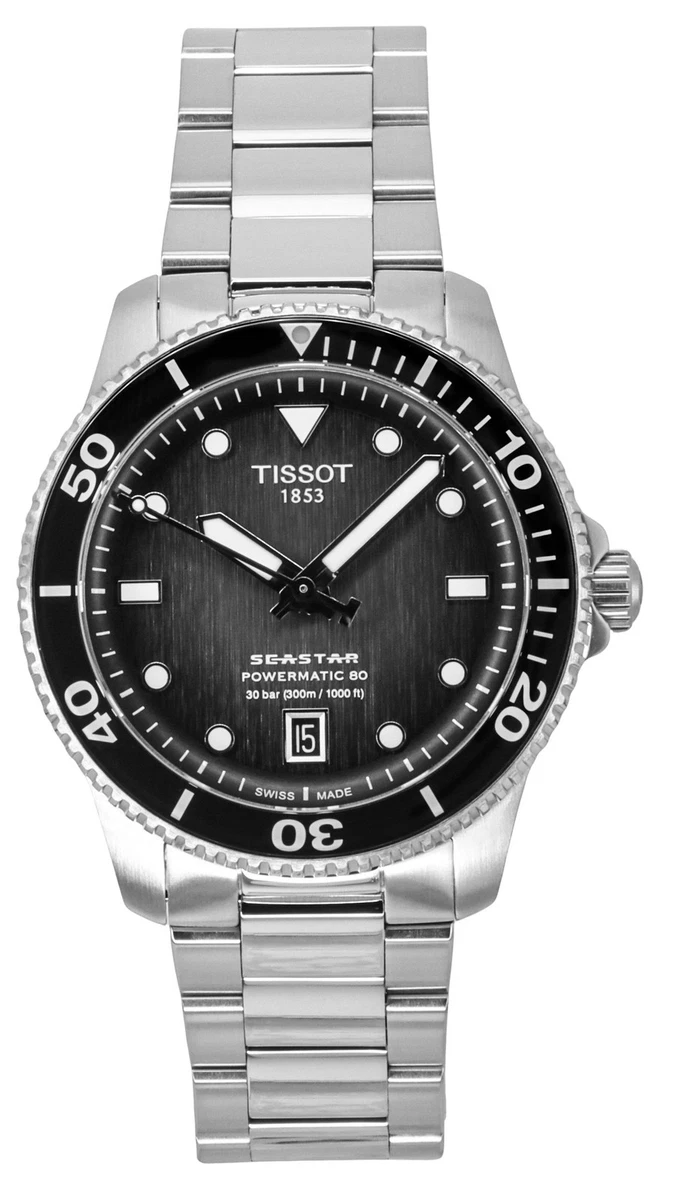 Tissot Seastar 1000 Powermatic 80 Silicium – Orologio Automatico Uomo, 43 Mm, Acciaio Inox, Vetro Zaffiro, T120.407.11.041.01 - 2