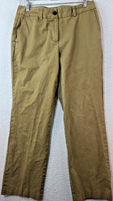 Lands' End Brown Lightweight Business Casual Pants Womens 6 30 x 29