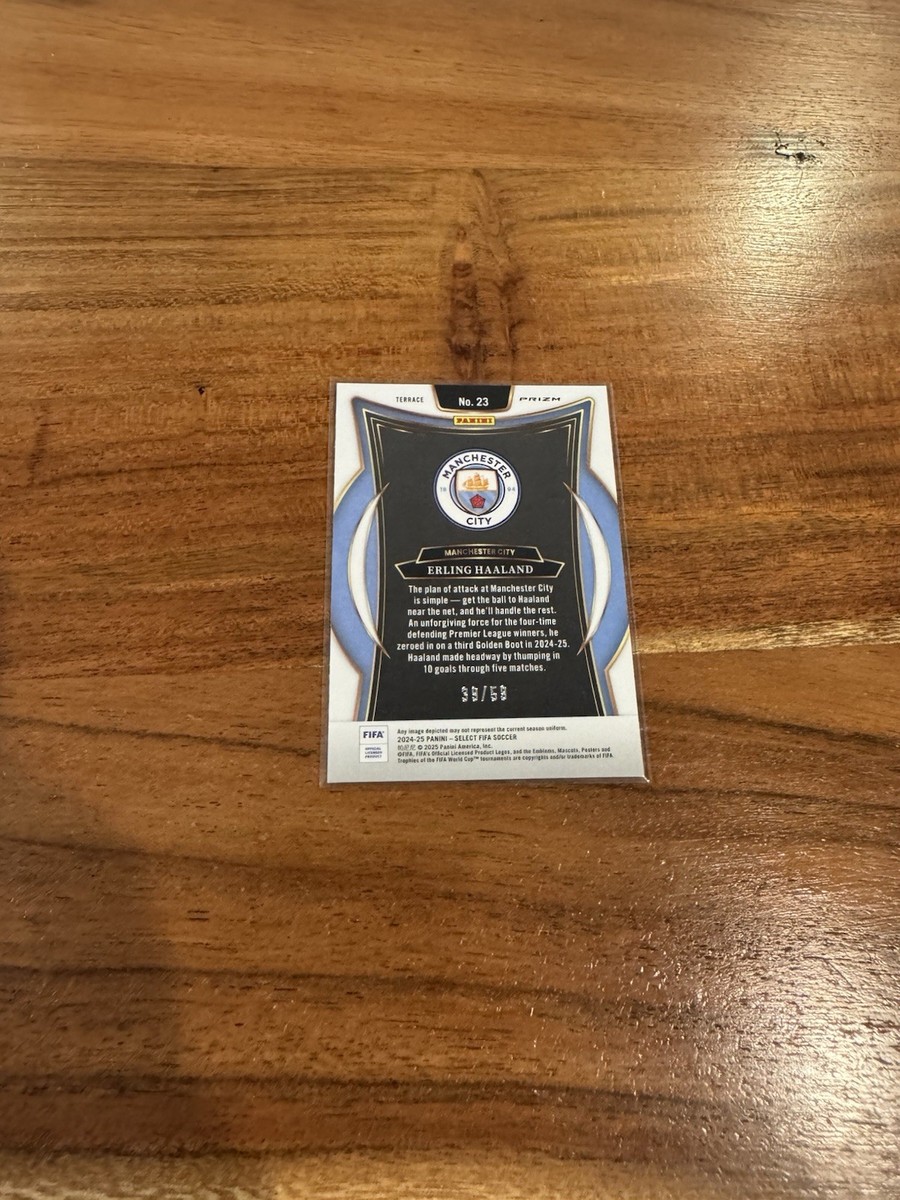 Erling Haaland 2024-25 Panini Select FIFA Pink Prizm /59