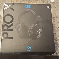 Logitech Pro X Wireless Gaming Headset Black LIGHTSPEED Boom Microphone