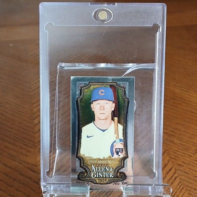 Topps 2024 Allen & Ginter Pete Crow-Armstrong #46 Cubs Rookie Mini Baseball Card