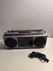 EMERSON CRT911 AM/FM RADIO CASSETTE PLAYER RECORDER BOOMBOX PORTABLE TESTED