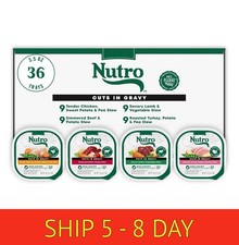 Nutro Natural Choice Cuts in Gravy Wet Dog Food ...3.5 oz. Trays, 36 Count a18 