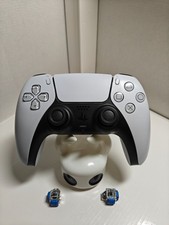 PlayStation 5 DualSense Wireless Controller White PS5 - K-Silver TMR Joysticks.