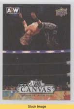 2023 Upper Deck AEW All Elite Wrestling UD Canvas Hangman Adam Page READ 0n5u