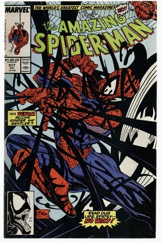1989 Marvel The Amazing Spider-Man #317 VF-NM 4th App. Venom McFarlane Art