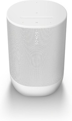 Sonos Move 2 Wireless Tragbarer Lautsprecher Weiß bis zu 24 Stunden Akku IP56 Wasser