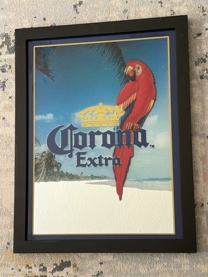 Corona Extra Parrot Bar Mirror