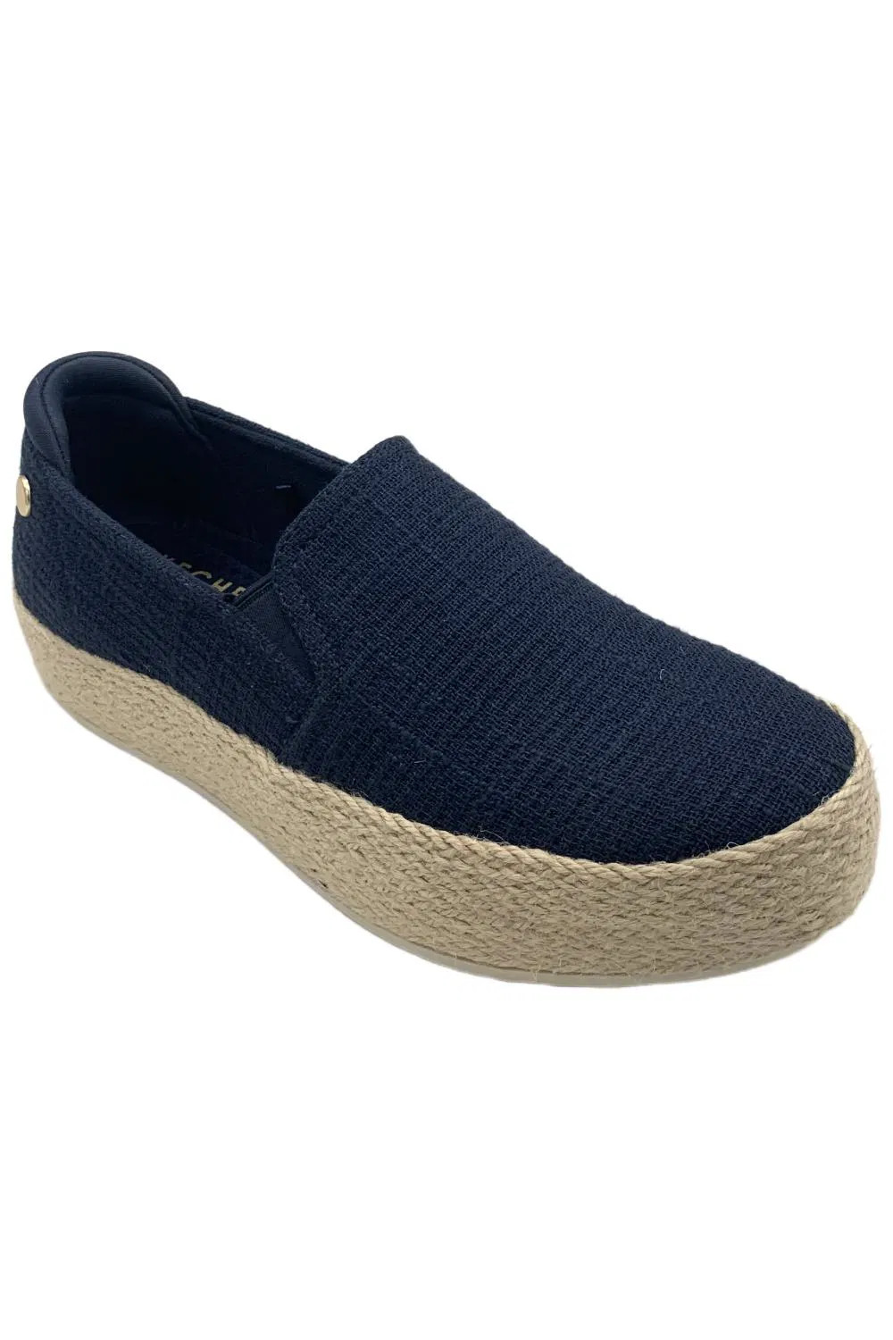 Martha Stewart x Skechers Womens BOBS Sesame Platform Slip Ons Navy 7790₽