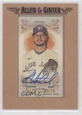 2021 Topps Allen & Ginter's Framed Mini Thomas Hatch Tom #FMA-THA Auto nd3