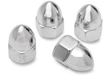 Drag Specialties MBP11002 Chrome Ware Acorn Nuts - 7/16in.-20