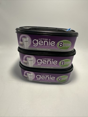 #8F-Litter Genie Standard Nachfüll-Katzentoilette - 3er Pack