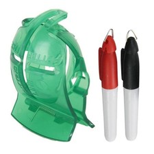 2x Pen Set Golf Ball Alignment Drawing Putting Liner Marker Triple Track 3 Line