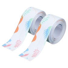 2Roll Caulk Tape Self Adhesive Toilet Caulking Sealant Strip Seaweed 1.4"x10.5'