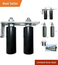 Durable 4" Sliding Gate Roller Assembly with Heavy Duty Stainless Steel Bracket
