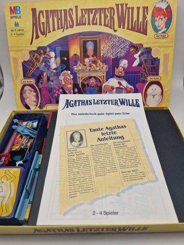 ⚡Agathas letzter Wille MB Spiele 1996 retro Brettspiel vollständig geprüft⚡ - Bild 5 von 15