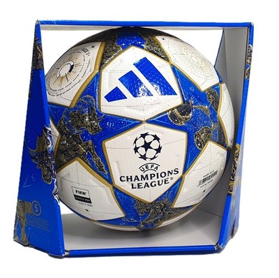 Original Adidas UFEA UCL Pro 25/26 League Stage Fußball Weiß Blau Gold
