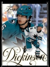 2025-26 Fleer Flair Rookie Sam Dickinson Rookie San Jose Sharks #197